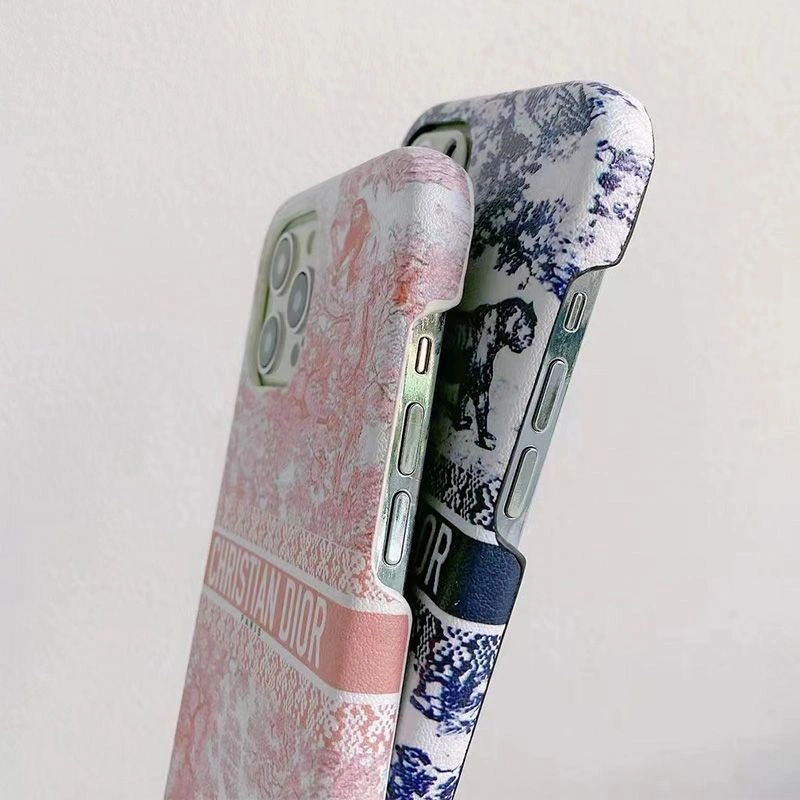 NewStyle 9043 Christian Dior iPhone Case Toile De Jouy Embroidery - Image 3